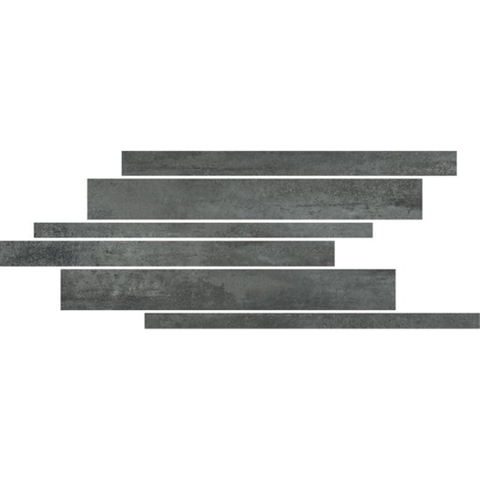 Ceralto Quinto Accent bande décorative - 21x40cm - 10.0mm - rectifié - Coal SW94087
