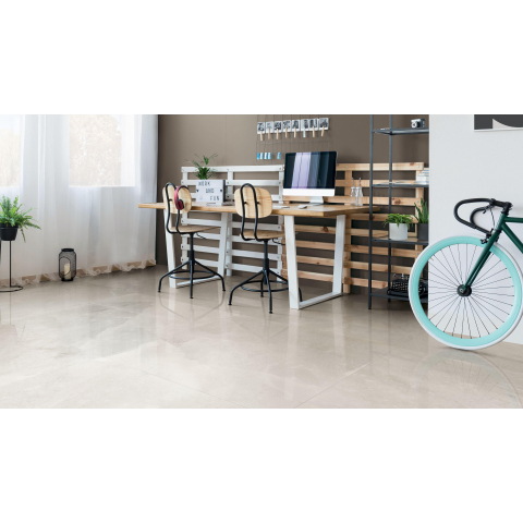 Ceralto Alabro Vein Carrelage de sol - 60x120cm - 6.0mm - rectifié - blanc or SW856263