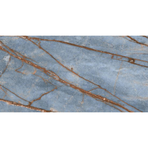 SAMPLE Ceralto Alabro Vein vloer- en wandtegel 60X120cm gerectificeerd Azure Glans SW912356