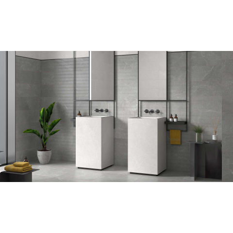 Ceralto Sylvaro Tone Vloer- en wandtegel 60x60cm 9mm gerectificeerd R10 porcellanato Grijs SW494080