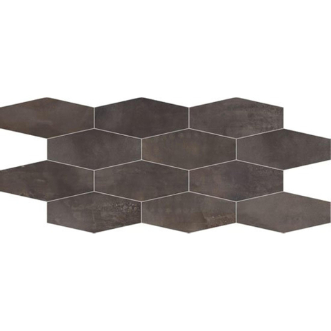 Ceralto Kubico Carrelage mosaïque - 30x60cm - 9.0mm - rectifié - Dark SW222533
