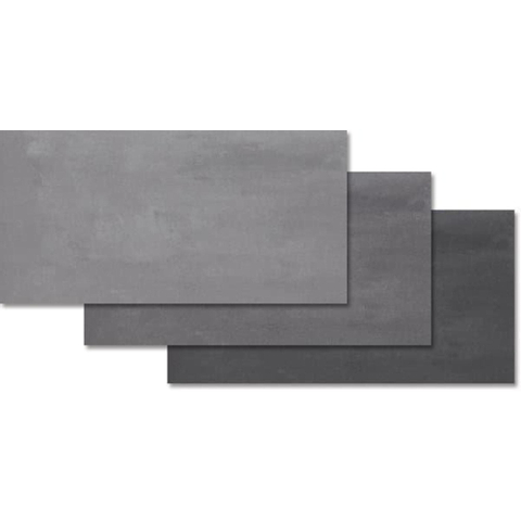 Ceralto Tavola Stone carrelage sol et mur - 30x60cm - 12mm - effet béton - basalt grey mat (gris) SW393678
