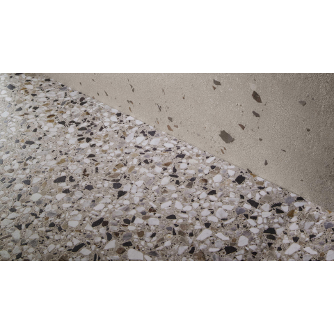 Vtwonen terrazzo Carrelage sol et mural - 60x60cm - rectifié - mat clay flakes SW798714