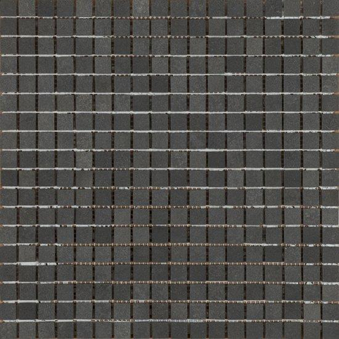 Ceralto Minuta Uno Mozaïektegel 31x31cm 8mm porcellanato Basalt Vierkant SW107383