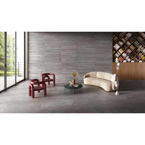 Vtwonen Tegels Raw Vloertegel - 30x60cm - 9.5mm - gerectificeerd - Dark grey SW670113