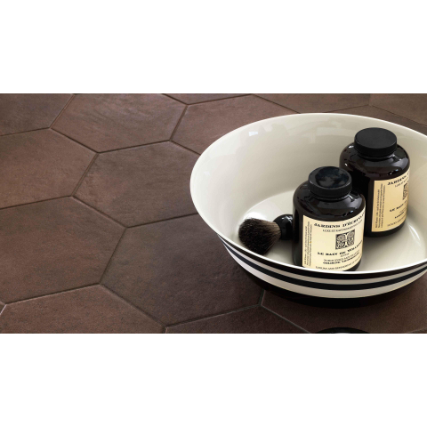 Ceralto Rovino Concrete Carrelage de sol - 75x75cm - 10.0mm - rectifié - Tobacco SW60150