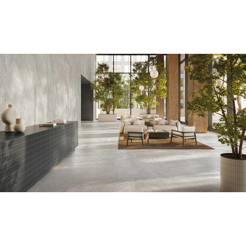 Ceralto Micello Uno Carrelage de sol - 80x80cm - 9.0mm - rectifié - greige SW917664