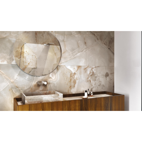 Ceralto Alabro Vein Carrelage de sol - 60x60cm - 10.0mm - rectifié - Noisette SW717473