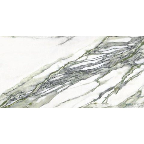 Ceralto Amaro Facet Carrelage de sol - 60x120cm - 9,0mm - rectifié - Calacatta vert SW857209