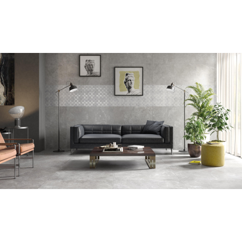 Ceralto Cemento Alto Concrete Carreau de sol - 30x60cm - 10.0mm - rectifié - gris SW928445