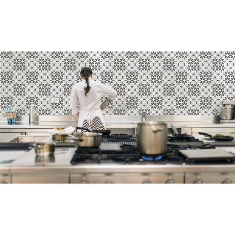 Ceralto Formo Loft Bande décorative - 20x20cm - 8.0mm - Lyla noir SW361705