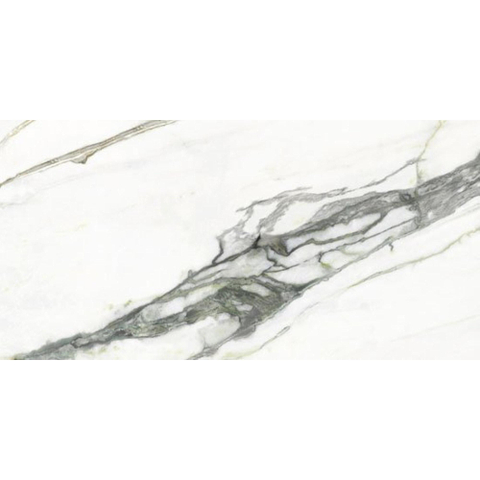 Ceralto Amaro Facet Carrelage de sol - 60x120cm - 9,0mm - rectifié - Calacatta vert SW857209