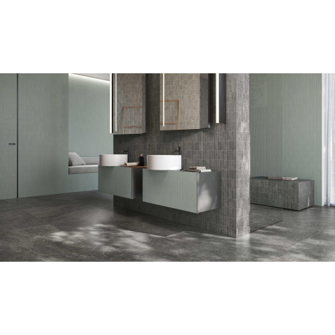 Ceralto Micello Uno Carrelage de sol - 60x120cm - 9.0mm - rectifié - Dark SW917654
