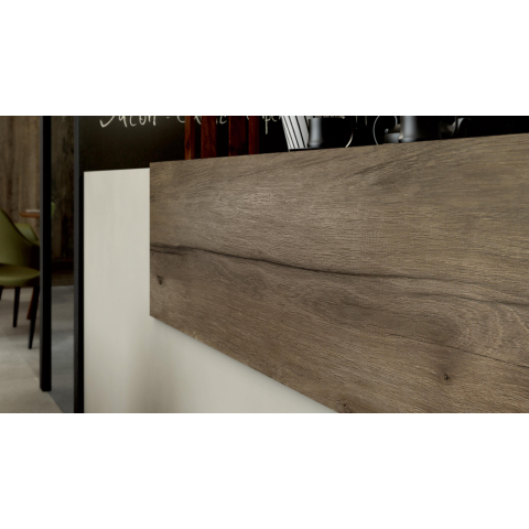 Ceralto Nocera Edge Carreau de sol - 20x120cm - 10.0mm - rectifié - Nut SW917519