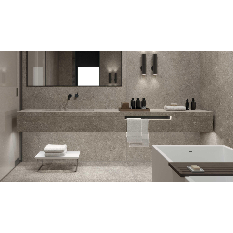 Ceralto Fragmenta Alto Carreau de sol - 120x120cm - 10.0mm - rectifié - Taupe elegance SW917457
