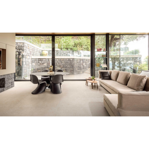 Ceralto Fragmenta Craft Carrelage de sol - 100x100cm - 8.5mm - rectifié - Blanco SW856314