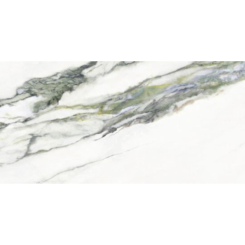 Ceralto Amaro Facet Carrelage de sol - 60x120cm - 9,0mm - rectifié - Calacatta vert SW857209