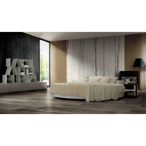 Ceralto Alabro Vein Carreau de sol - 120x120cm - 6.0mm - rectifié - Thunder night SW717558