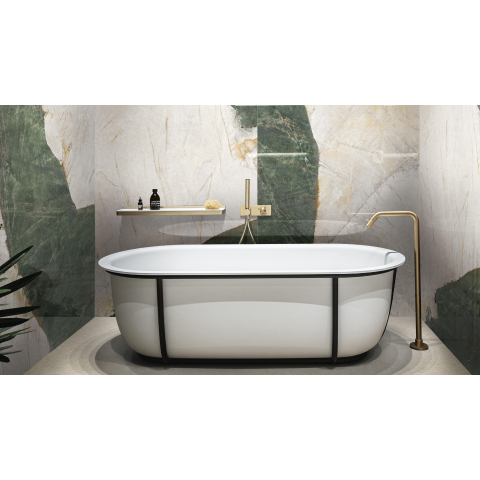 Ceralto Alabro Vein Carrelage de sol - 60x120cm - 6.0mm - rectifié - Aqua SW856242
