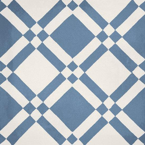 Ceralto Gravo Urban carrelage sol et mur - 20x20cm - 8.3mm - carré - décor - almost square blue mat SW222918