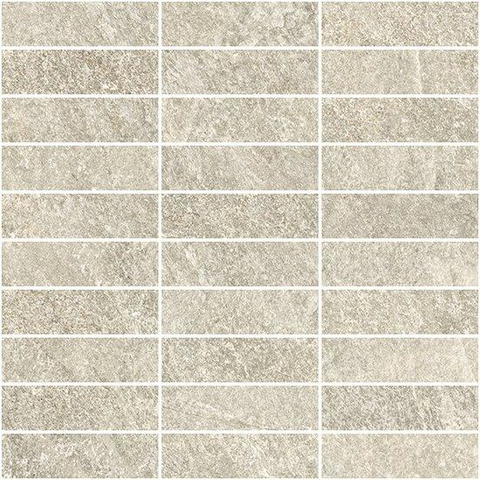 Ceralto Micello Uno Mozaïektegel - 30x30cm - muretto - 9mm - Beige mat SW917709