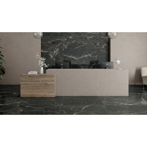 Ceralto Verano Mosaic Carrelage sol et mur 60x60cm 9.5mm rectifié grès cérame Brown SW544076