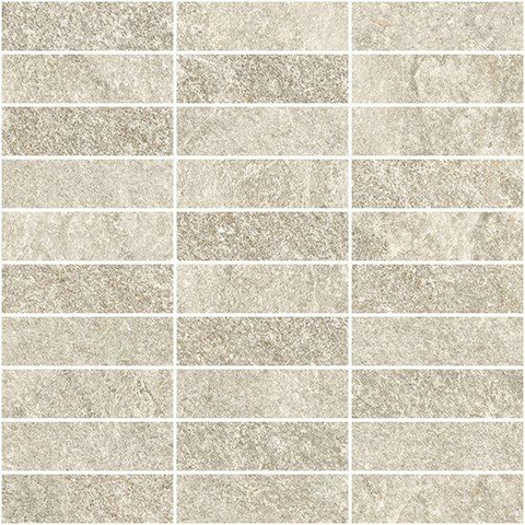 Ceralto Micello Uno Mozaïektegel - 30x30cm - muretto - 9mm - Beige mat SW917709