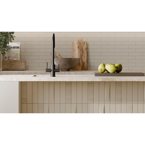 Ceralto Serrano Plank Bande décorative - 5x20cm - 9.0mm - Dove SW928511