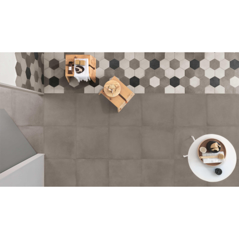 Ceralto Rovino Concrete Carrelage de sol - 75x75cm - 10.0mm - rectifié - Polvere SW850495