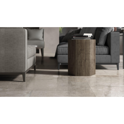 Ceralto Fragmenta Alto Carrelage de sol - 80x80cm - 10.0mm - rectifié - Dune antique SW917496