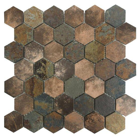 Ceralto Levanto Mosaic Carreau mosaïque - 30.5x30.5cm - 8.0mm - Mystic - par pièce SW968430
