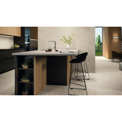 Ceralto Gavira Wood Carrelage de sol - 90x90cm - 10.0mm - rectifié - crème SW877909