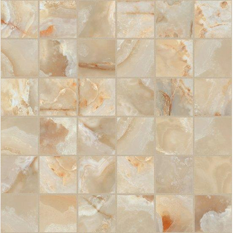 Ceralto Prato Facet Mosaïque de carrelage - 30x30cm - 9.0mm - rectifié - Golden SW892498