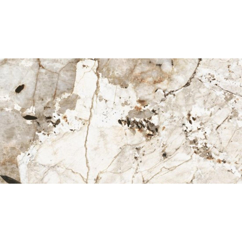 ÉCHANTILLON Ceralto Alabro Vein carrelage sol et mur 60X120cm rectifié Tundra Brillant SW915205