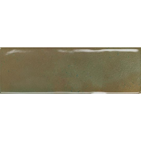 ÉCHANTILLON Ceralto Taverno Grain Carrelage mural - 6.5x20.2cm - 8mm - Musgo Brillant SW976606