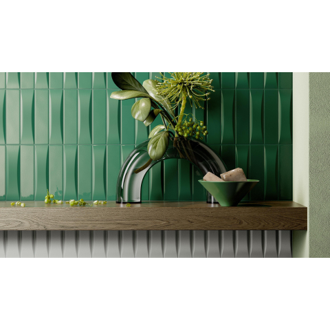 Ceralto Serrano Plank Bande décorative - 5x20cm - 14.0mm - Ice SW928495