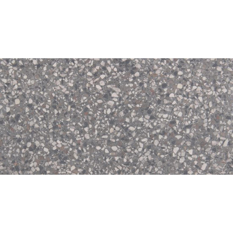 Vtwonen terrazzo Carrelage sol et mural - 60x120cm - rectifié - mat lead flakes SW798712