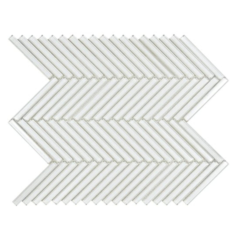 Ceralto Merano Mosaic Mozaïektegel - 28.5x30.5cm - 8mm - White glans SW917715