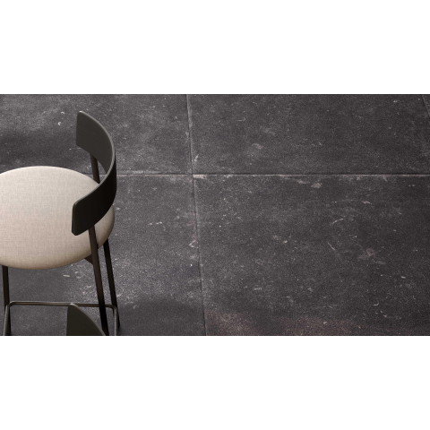 Ceralto Rovello Core Carrelage de sol - 100x100cm - 10.0mm - rectifié - Noir SW917598