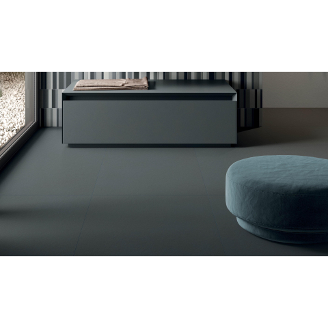 Ceralto Amaro Facet Carreau de sol - 60x60cm - 9.0mm - rectifié - Nero SW856189
