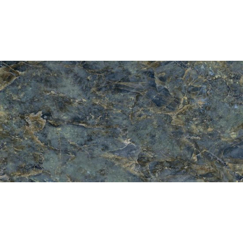 Ceralto Aurelio vloer- en wandtegel - 60x120cm - 8.5mm - marmerlook - glans labradorite (blauw) SW856404