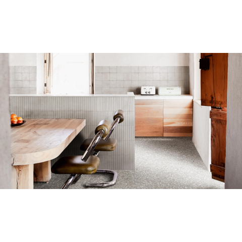 Ceralto Drapé Mural Wandtegel - 15x15cm - 10.0mm - Grigio SW669916