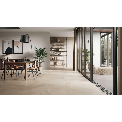 Ceralto Briano Accent Carreau de sol - 100x100cm - 6.0mm - rectifié - Alver beige SW862409