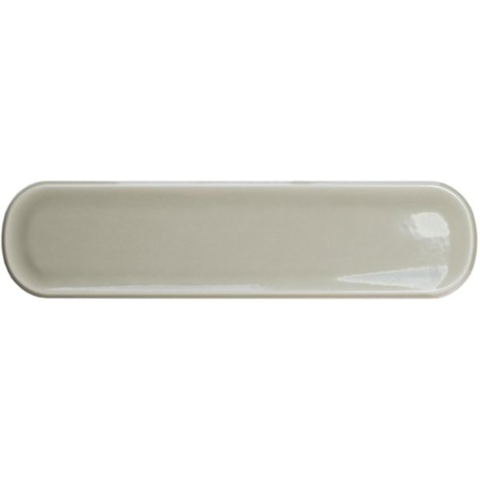 SAMPLE vtwonen Shapes Wandtegel - 7.5x30cm - round - glans mint grey SW915084