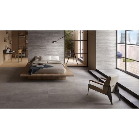 Vtwonen Tegels Raw Vloertegel - 30x60cm - 9.5mm - gerectificeerd - Dark grey SW670113