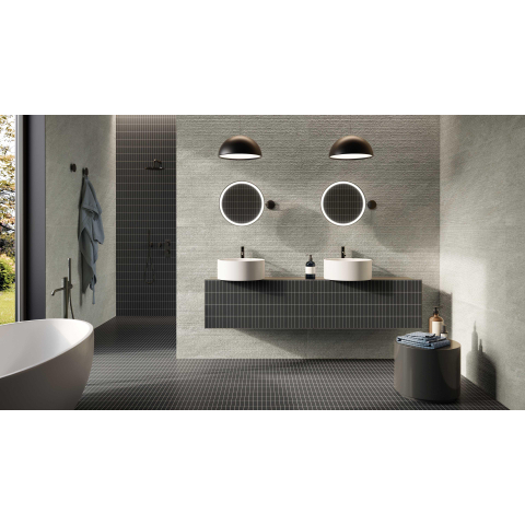 Ceralto Micello Uno Carreau de sol - 60x120cm - 9.0mm - rectifié - Greige SW917678