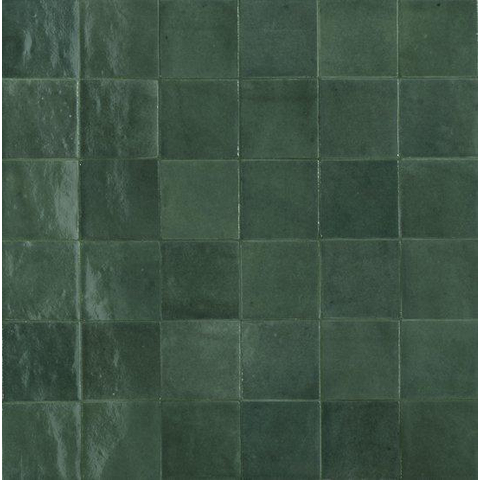 SAMPLE Ceralto Divaro Stone Wandtegel - 10x10cm - 10.0mm - Teal SW914206