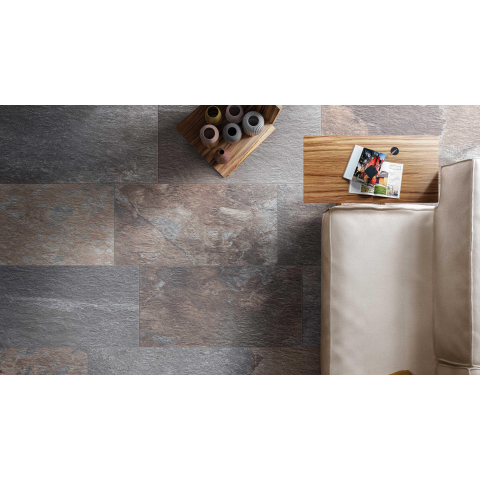 Ceralto Structo Urban Carreau de sol - 60x60cm - 9.5mm - rectifié - Multicolore SW892551