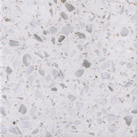 Ceralto Cliffo Rock vloer- en wandtegel - 20x20cm - 10mm - R10 - terrazzo - mat bianco (wit) SW279058