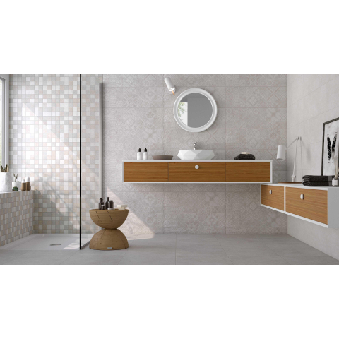 Ceralto Monolith Urban Carrelage sol et mur 45x45cm 9.1mm R10 grès cérame Grey SW94024